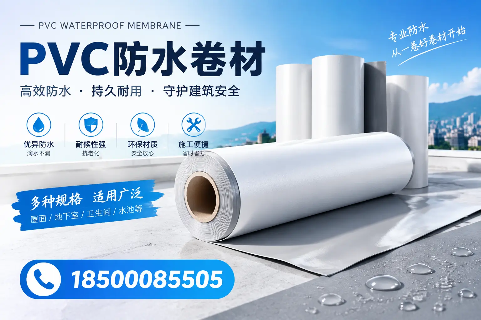 如何选择适合的PVC防水卷材？专家为您解答克孜勒苏的需求